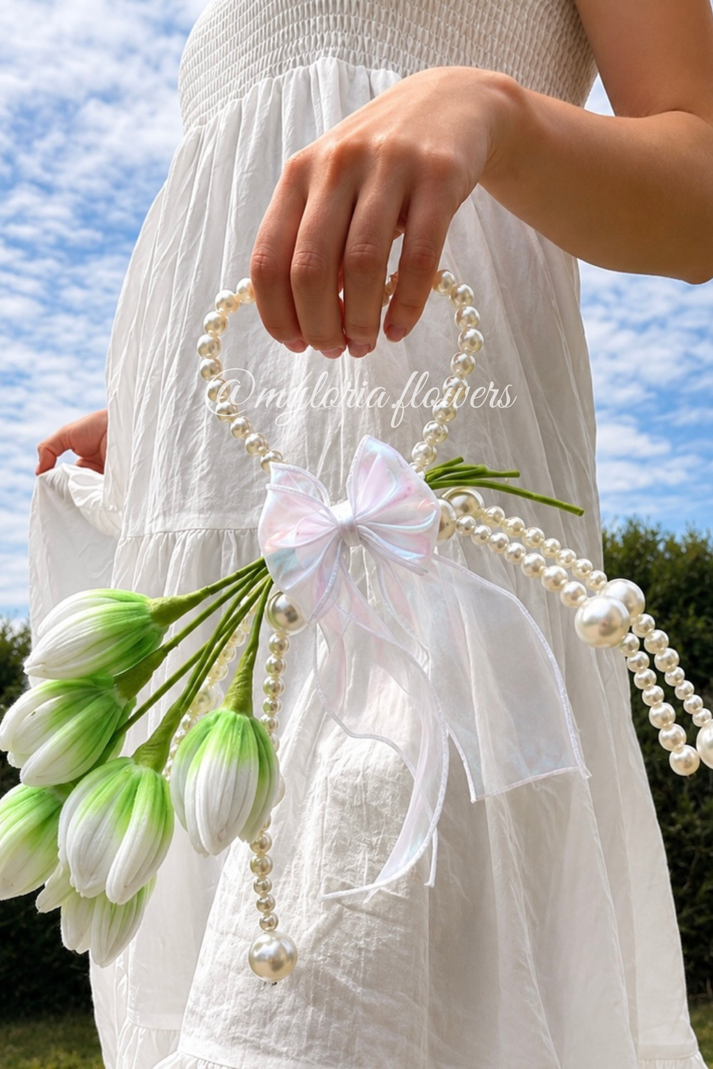 Bouquet de mariée « Cœur de Perles »