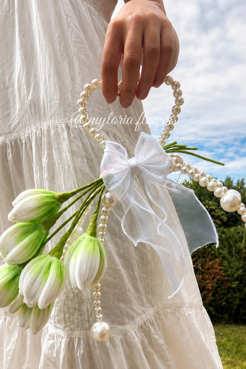 Bouquet de mariée « Cœur de Perles »