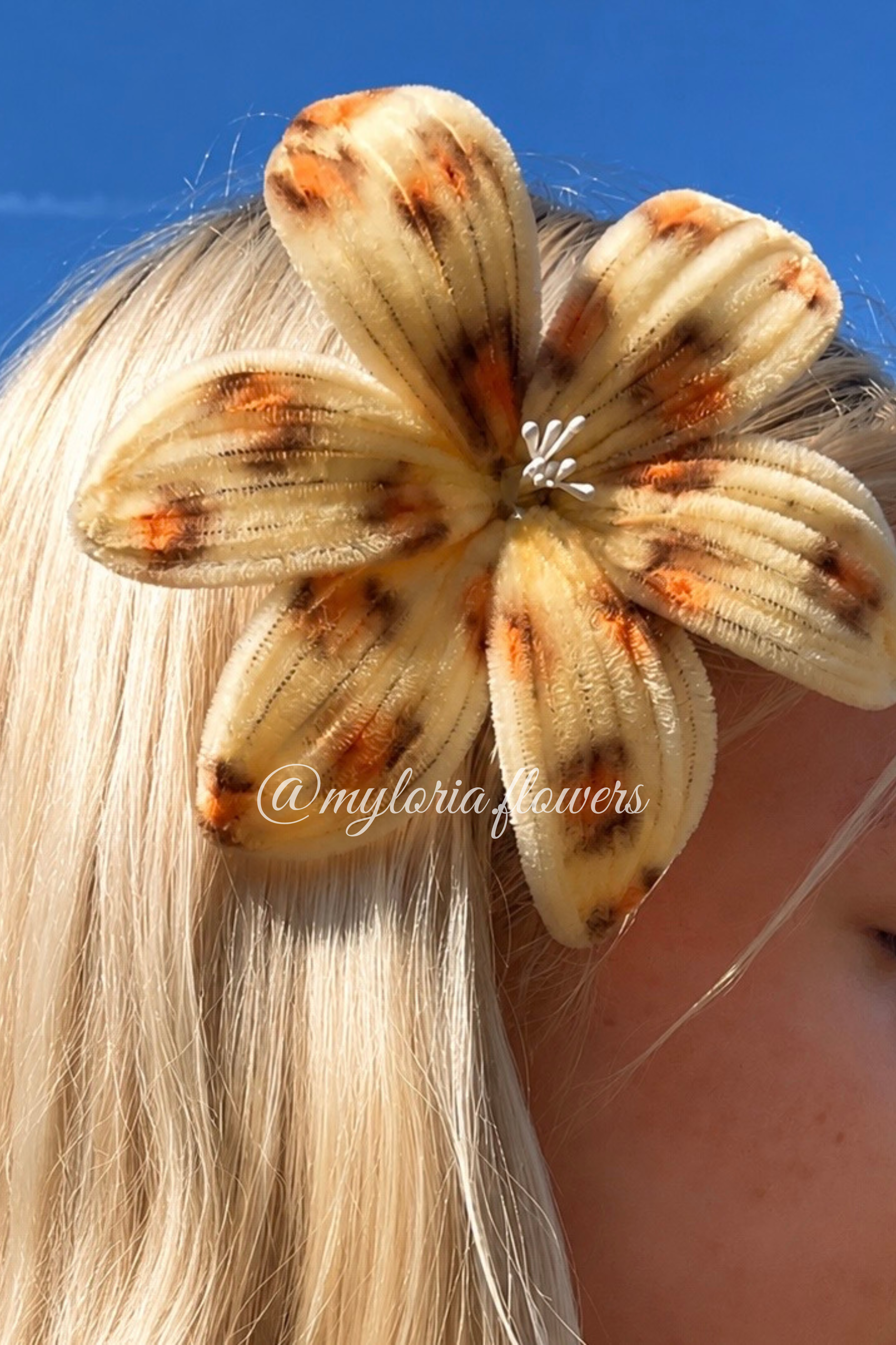 Barrette Lys Léopard