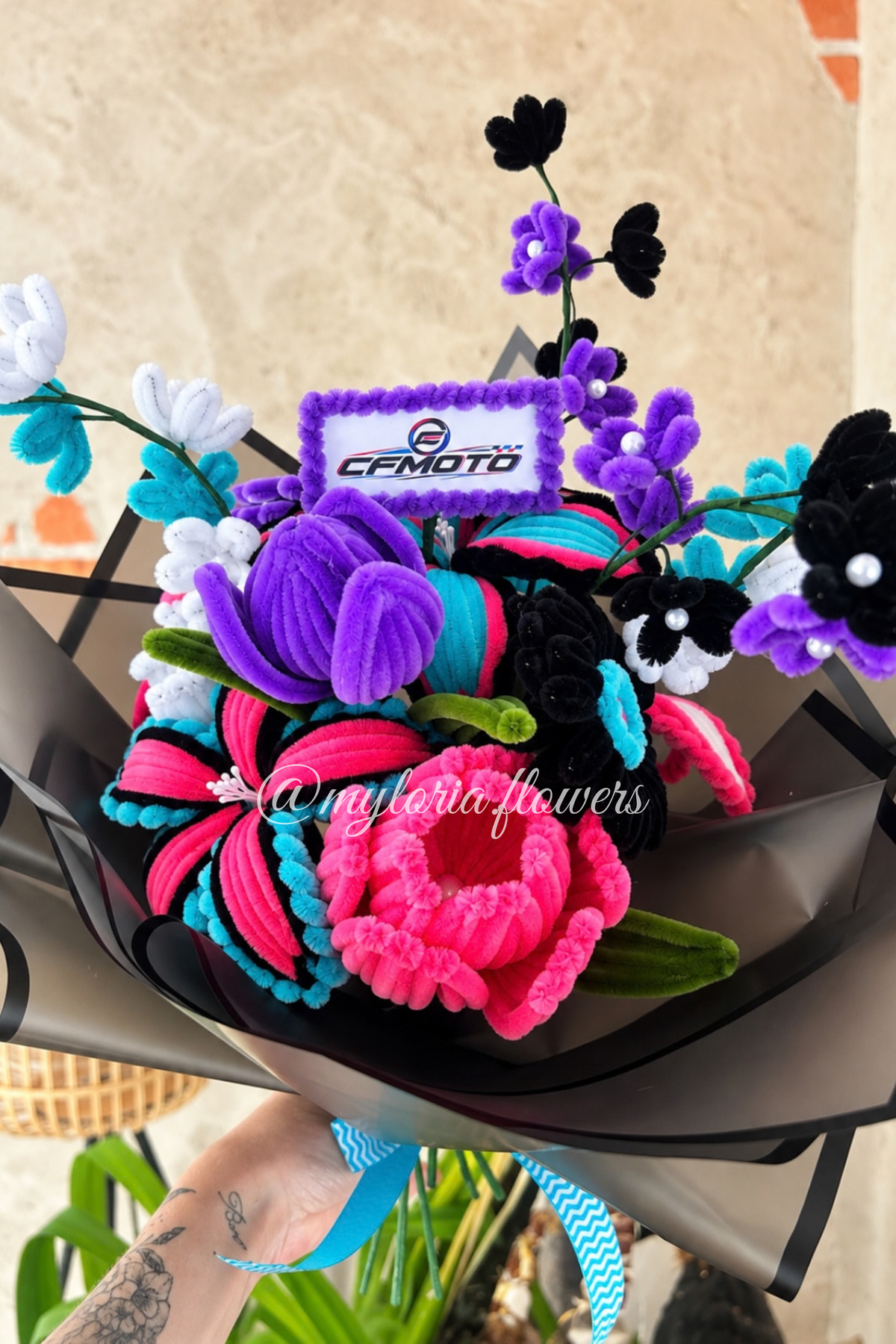 Bouquet CFMOTO personnalisé