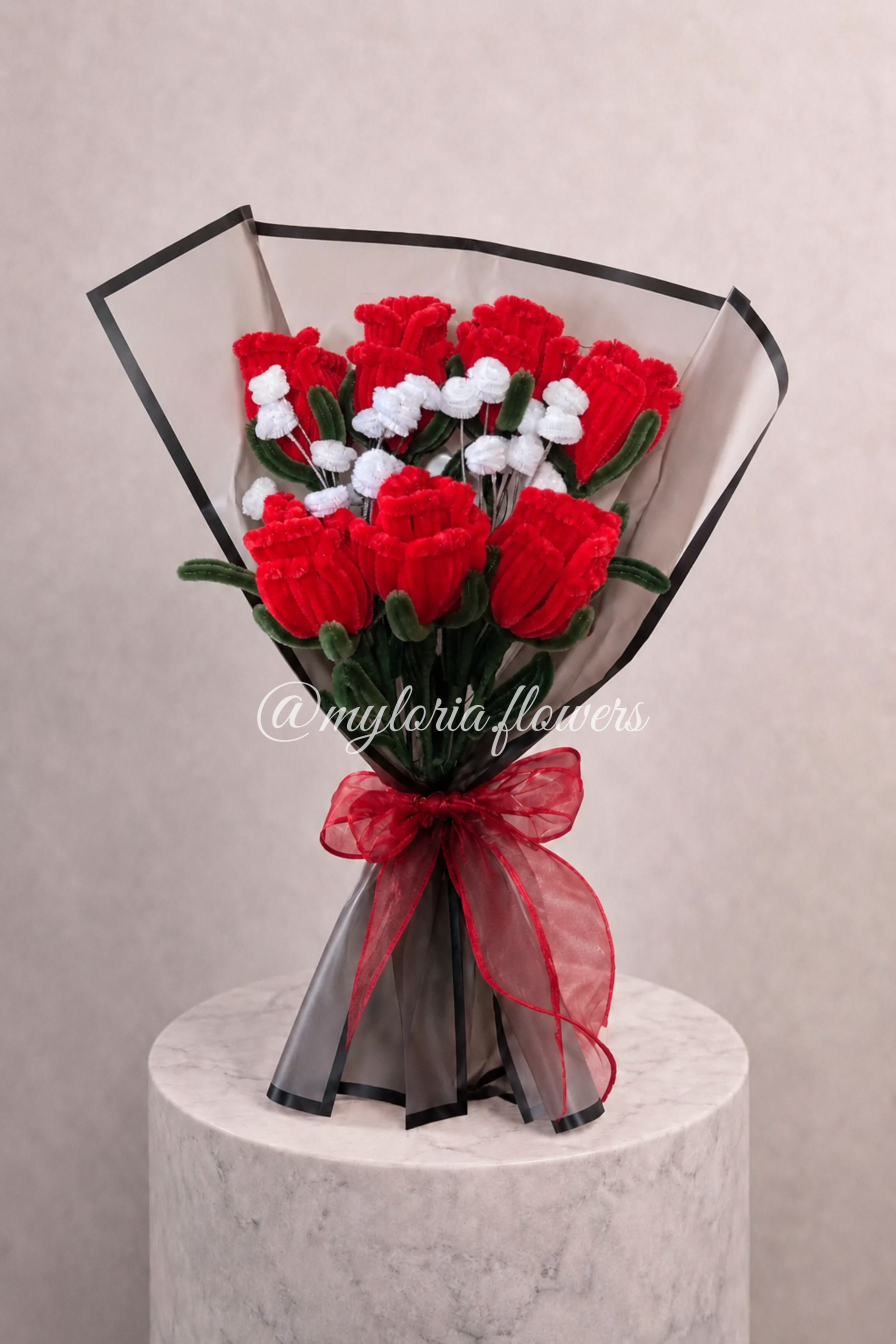 Bouquet de roses éternelles Rouges