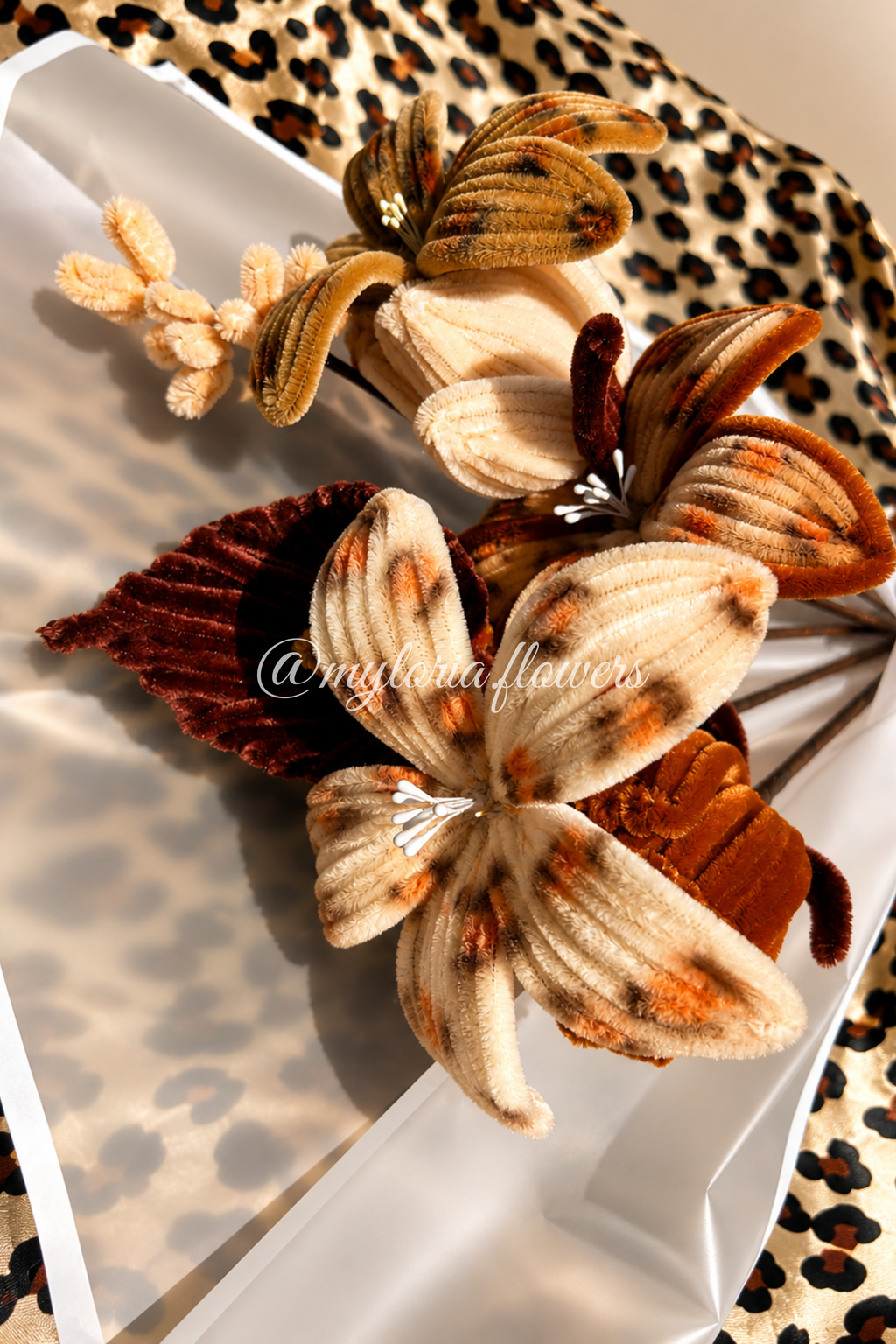 Bouquet éternel Motif Léopard 🐆