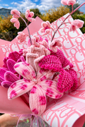 Bouquet Rose Poudré & Fuchsia 💗🌸