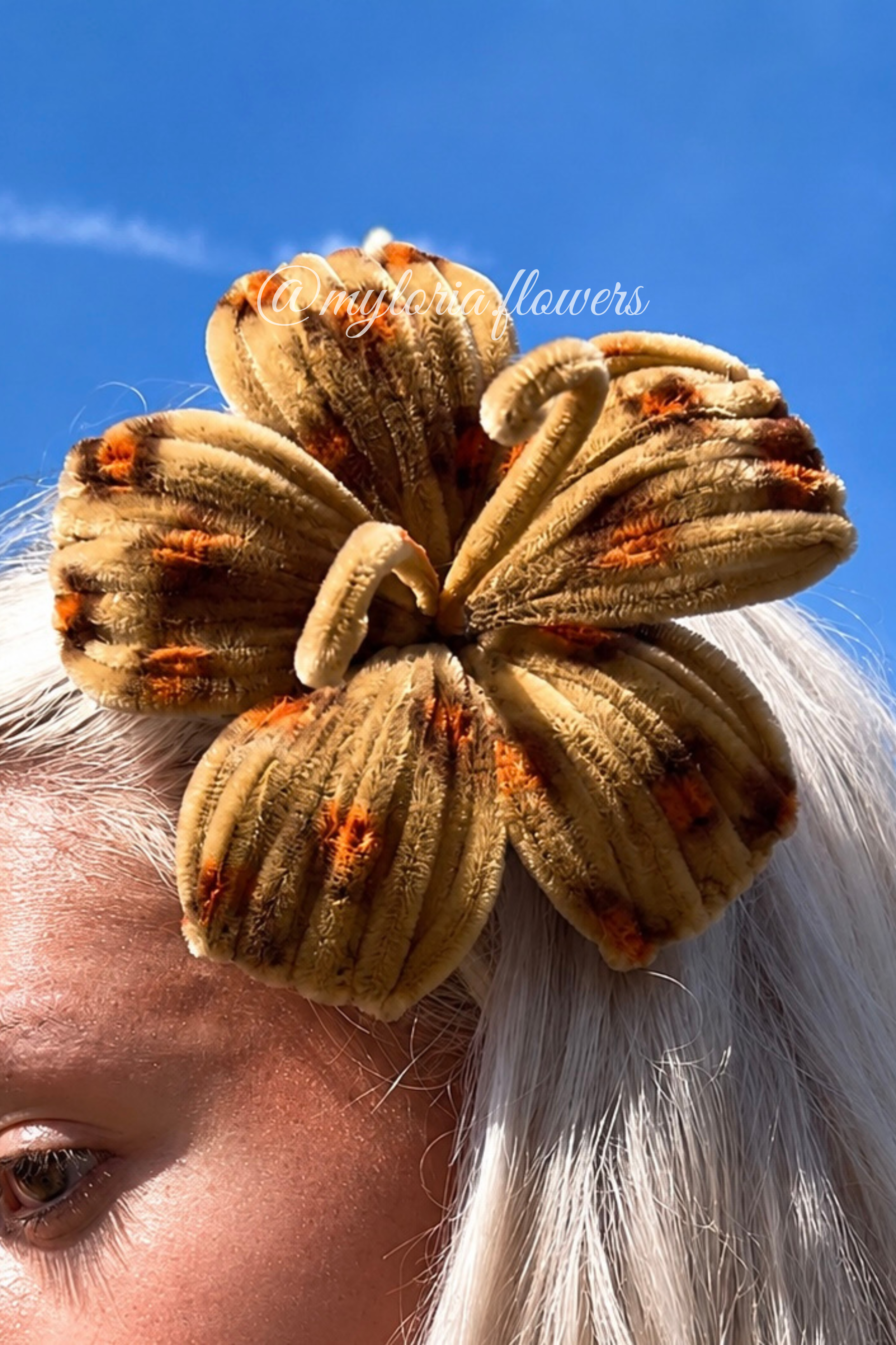 Barrette Hibiscus Léopard