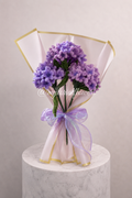 Bouquet éternel d'hortensias violet