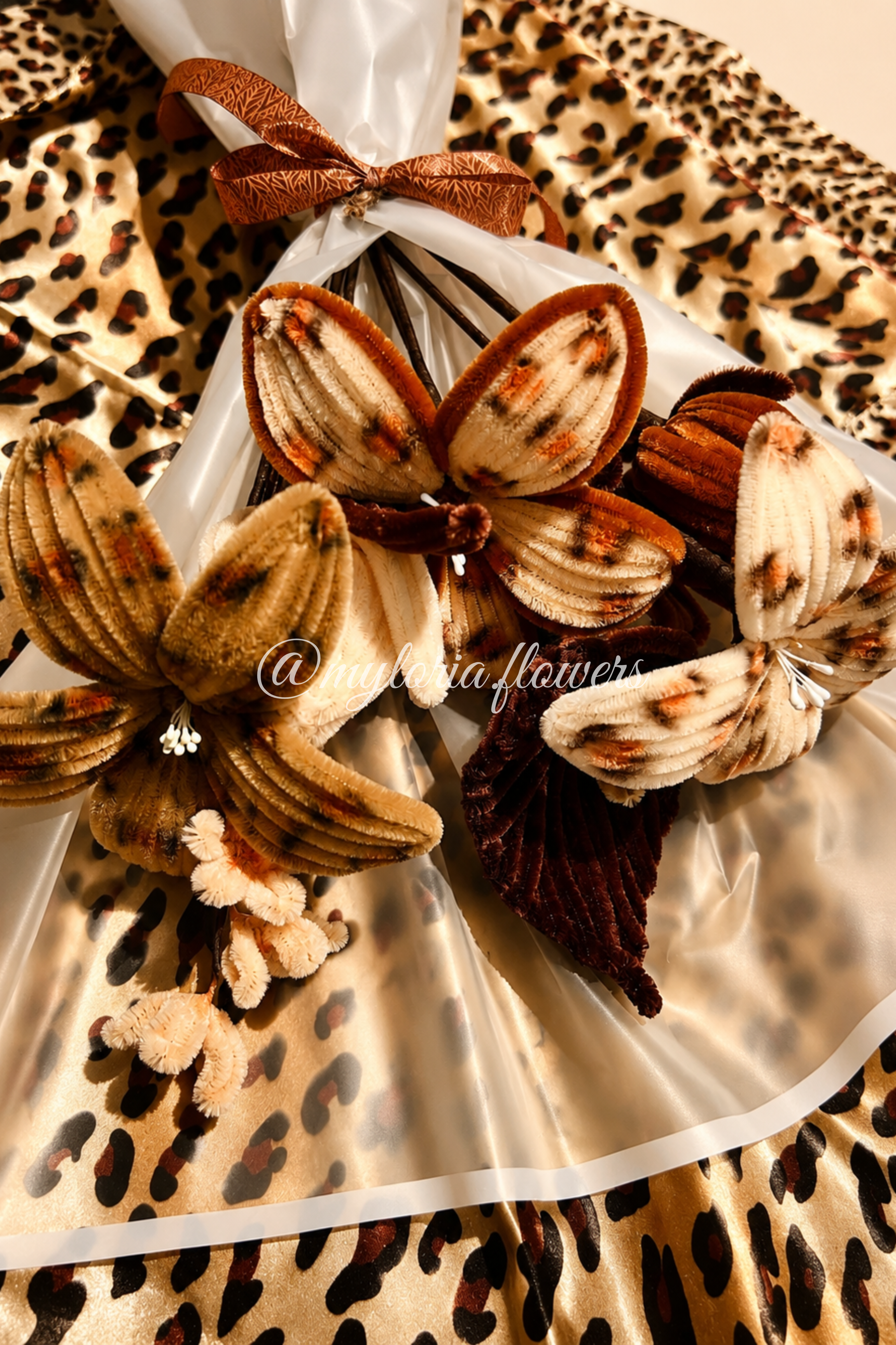 Bouquet éternel Motif Léopard 🐆