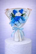 Bouquet éternel Bleu Sandra