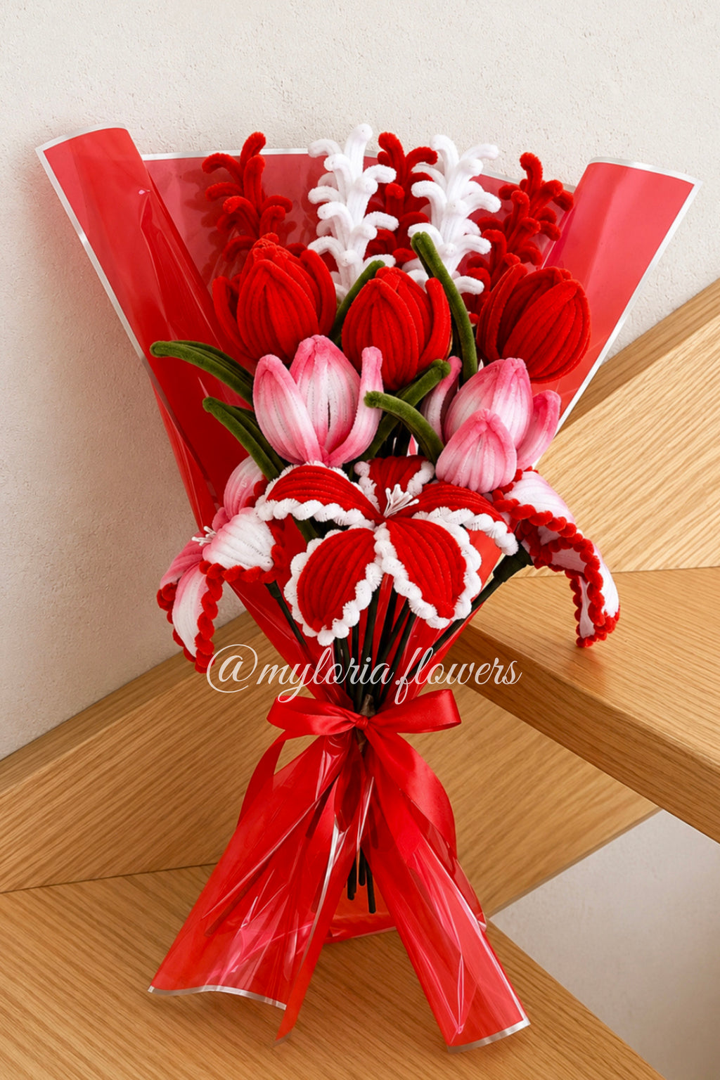 Bouquet Phare Rouge et Blanc