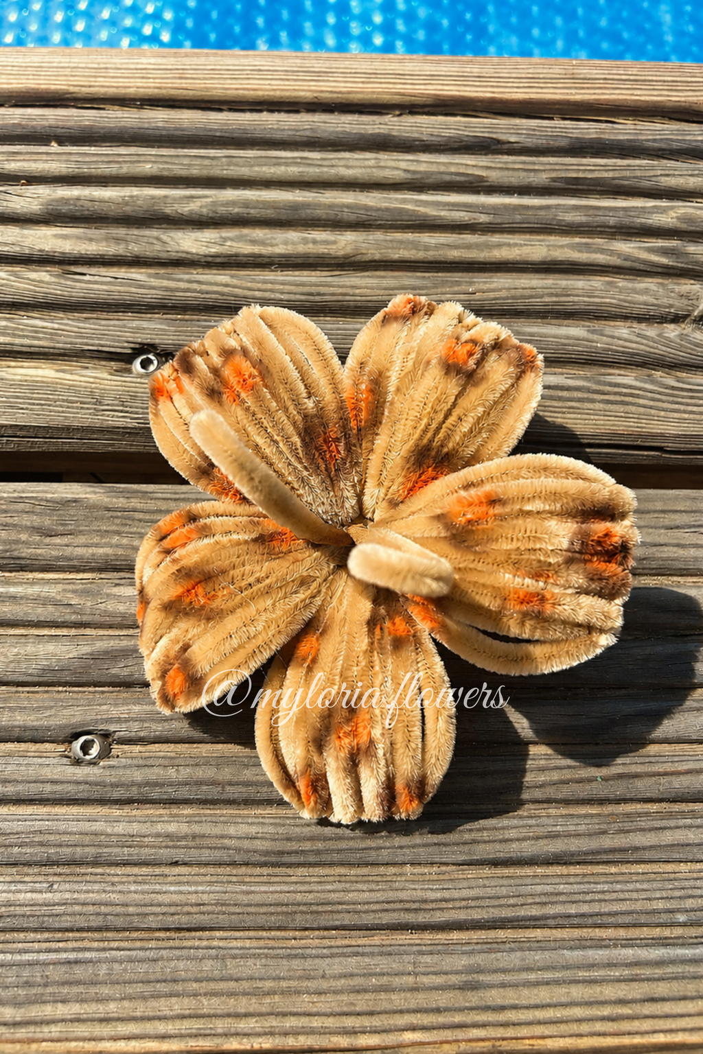 Barrette Hibiscus Léopard
