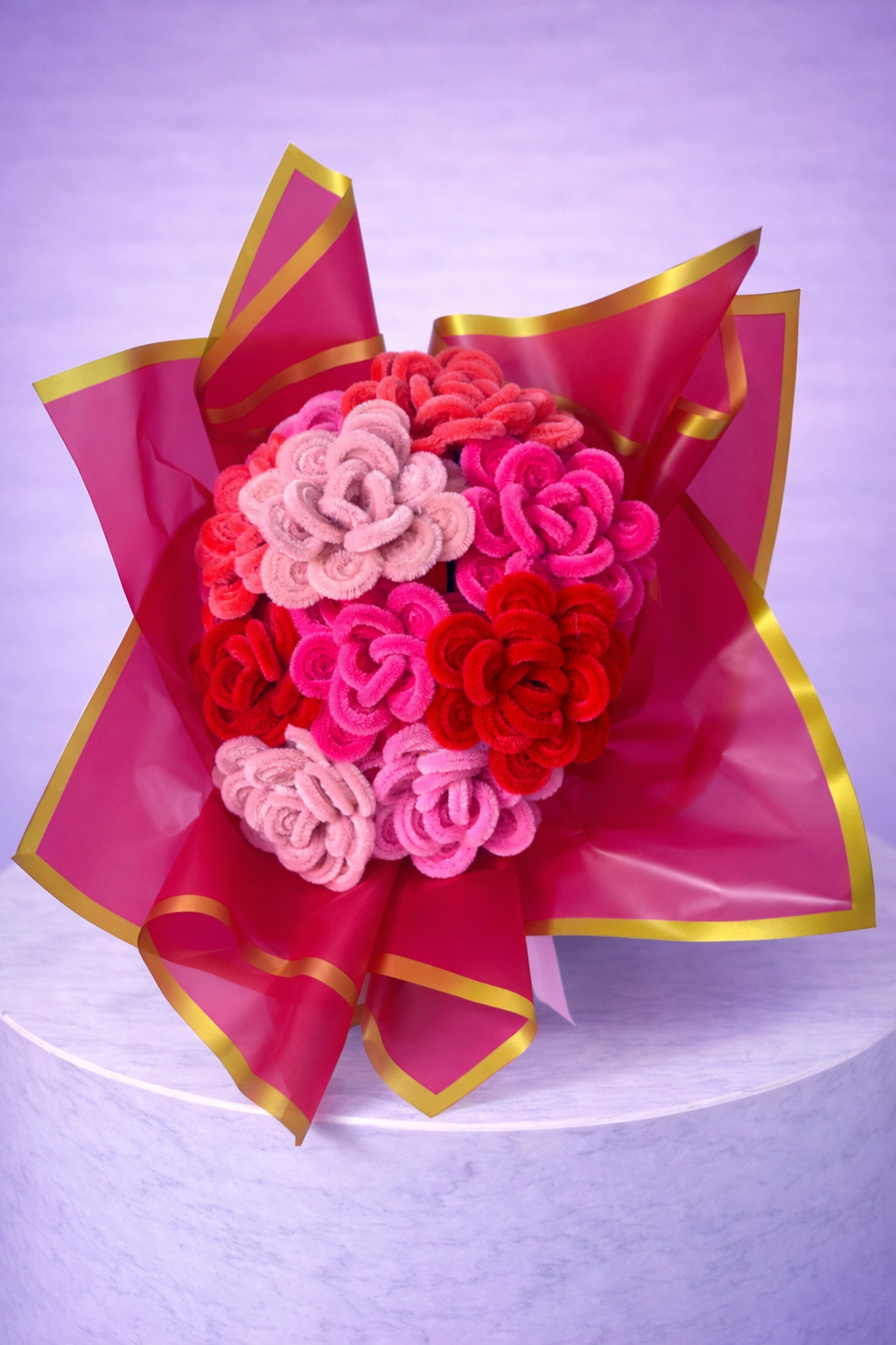 Bouquet éternel de 10 Roses