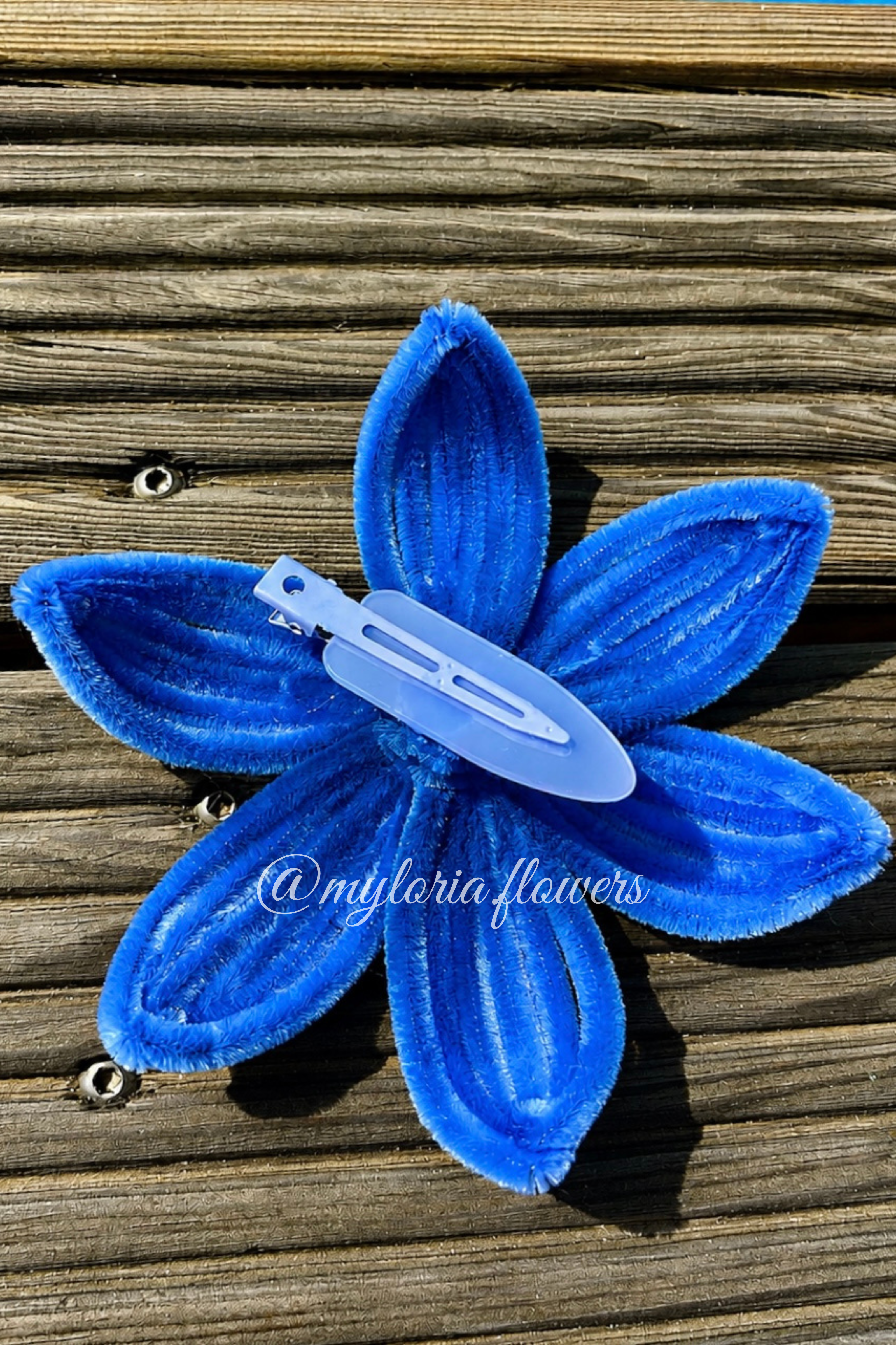 Barrette Lys Bleu électrique