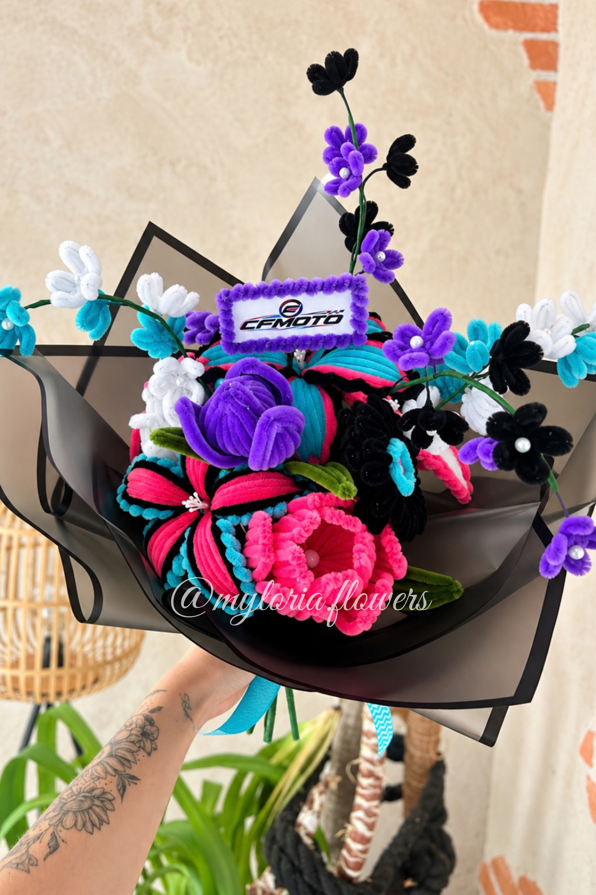 Bouquet CFMOTO personnalisé