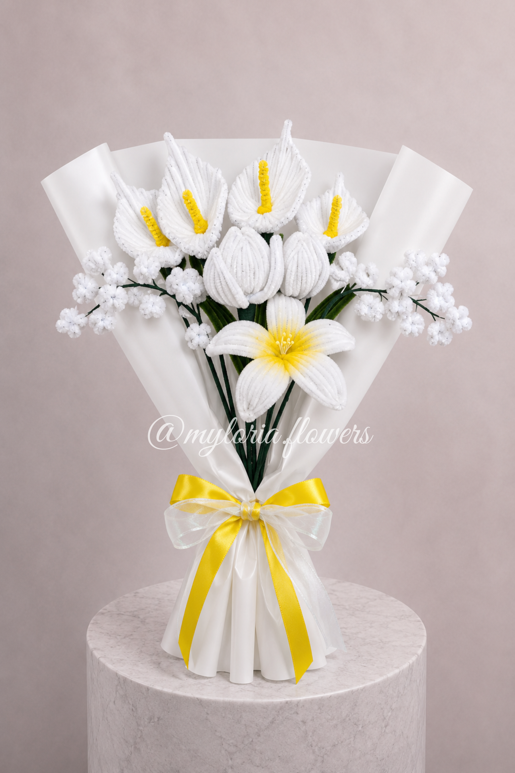 Bouquet éternel d'arômes blancs