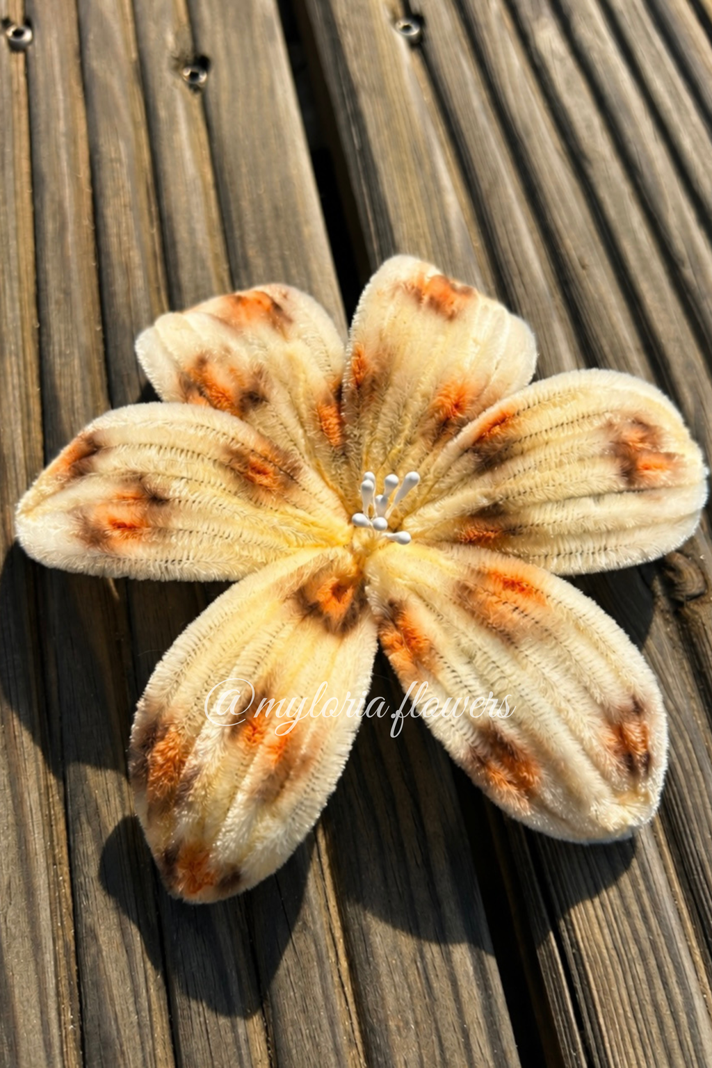 Barrette Lys Léopard