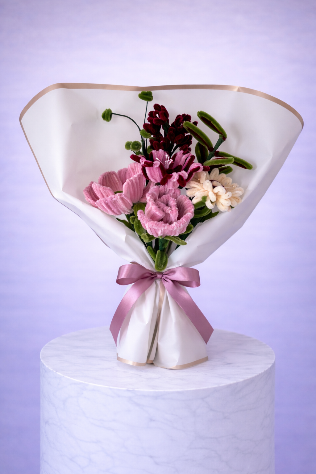 Bouquet éternel Alba Rose