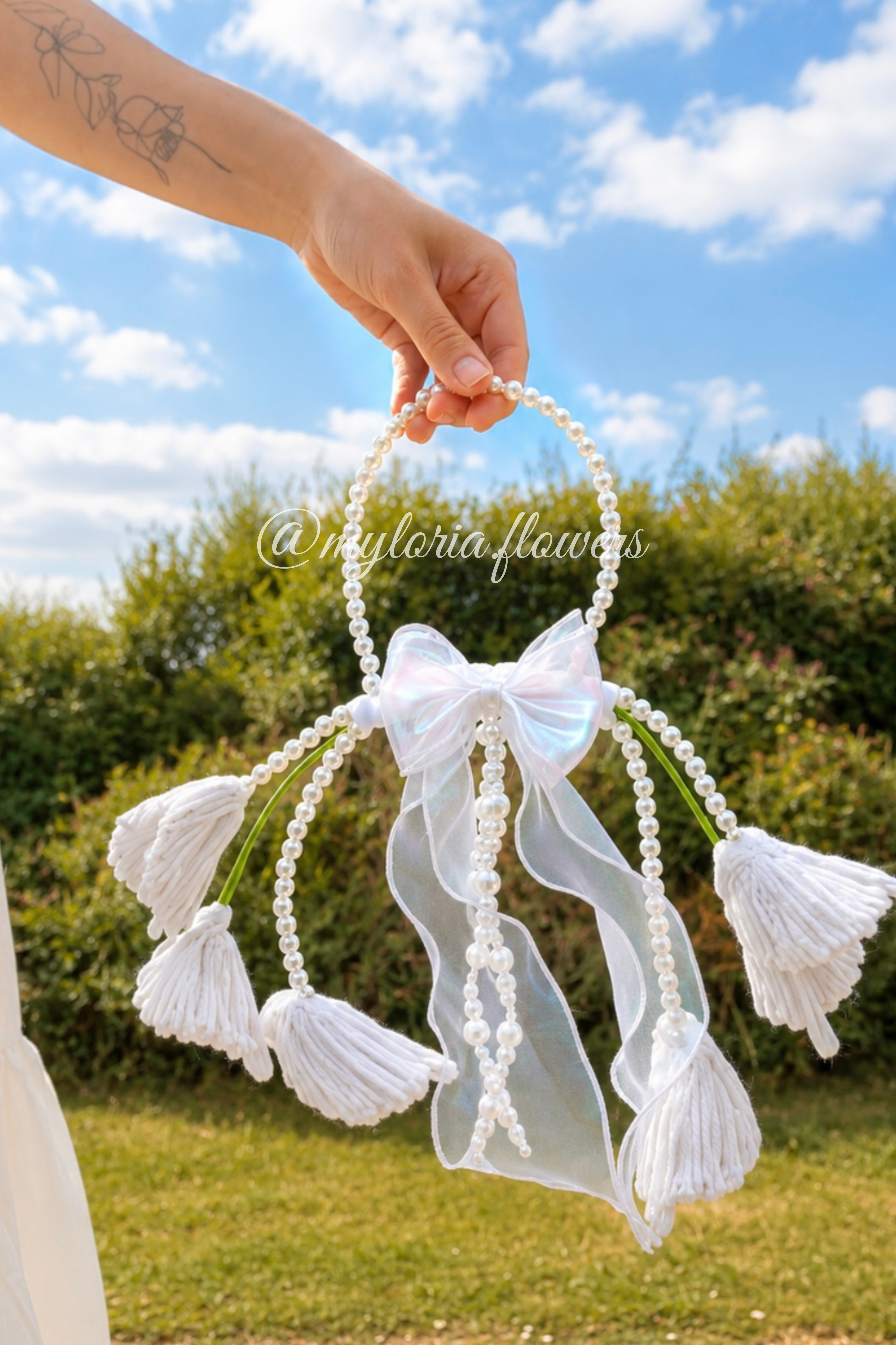 Bouquet de mariée « Perles & Lumière »