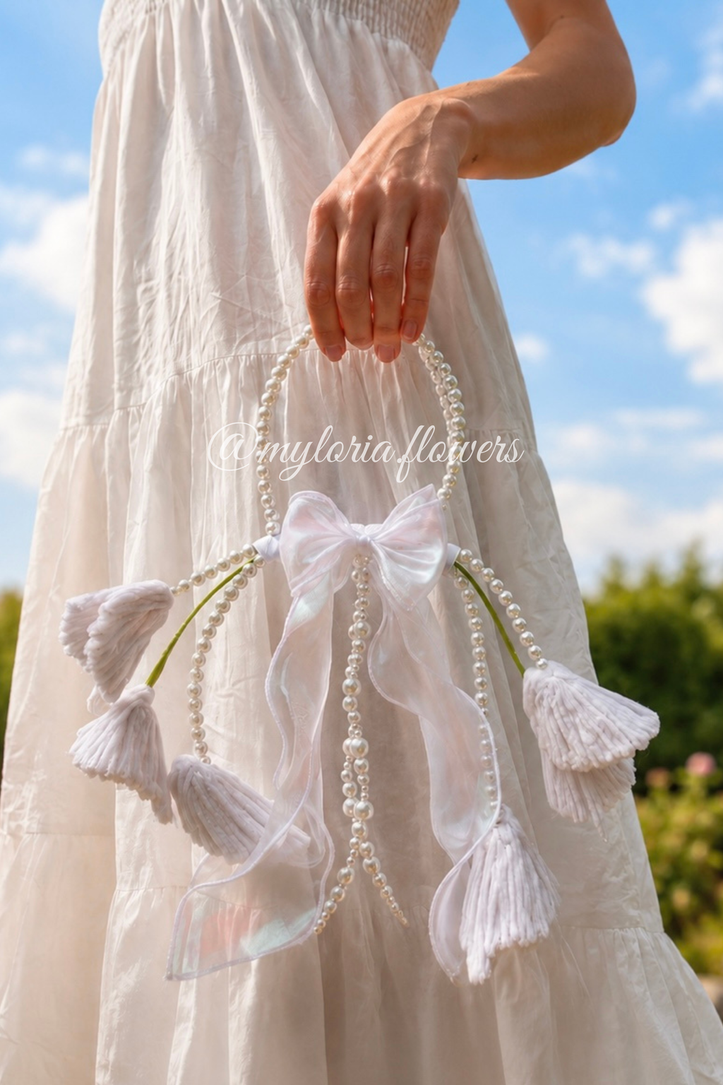 Bouquet de mariée « Perles & Lumière »