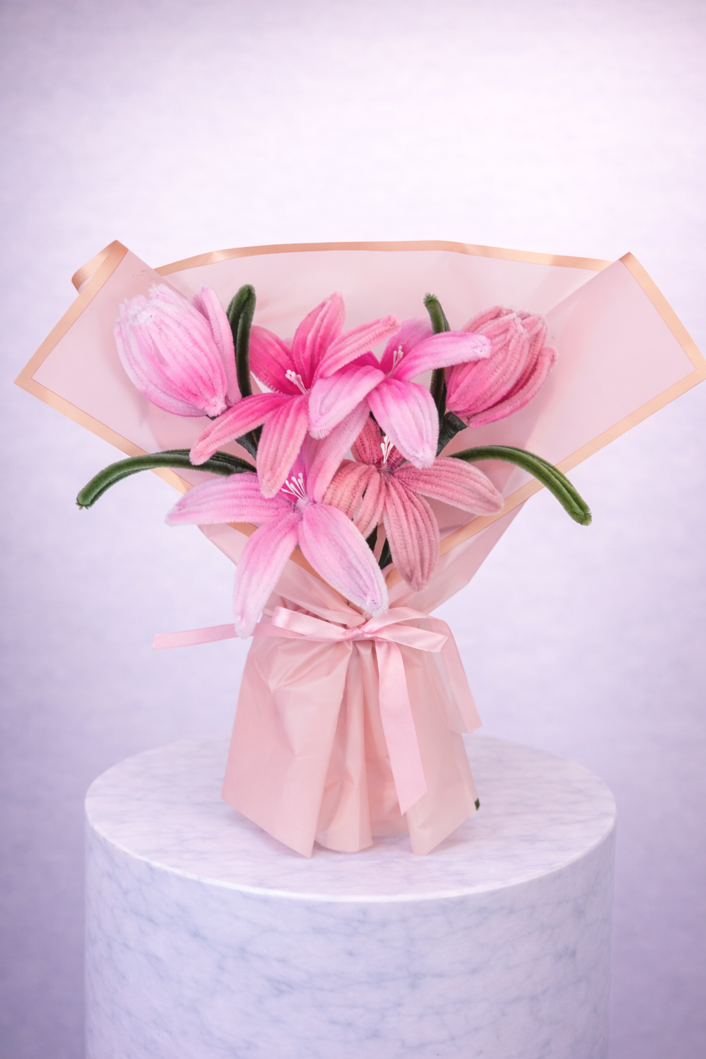 Bouquet éternel Adèle Rose