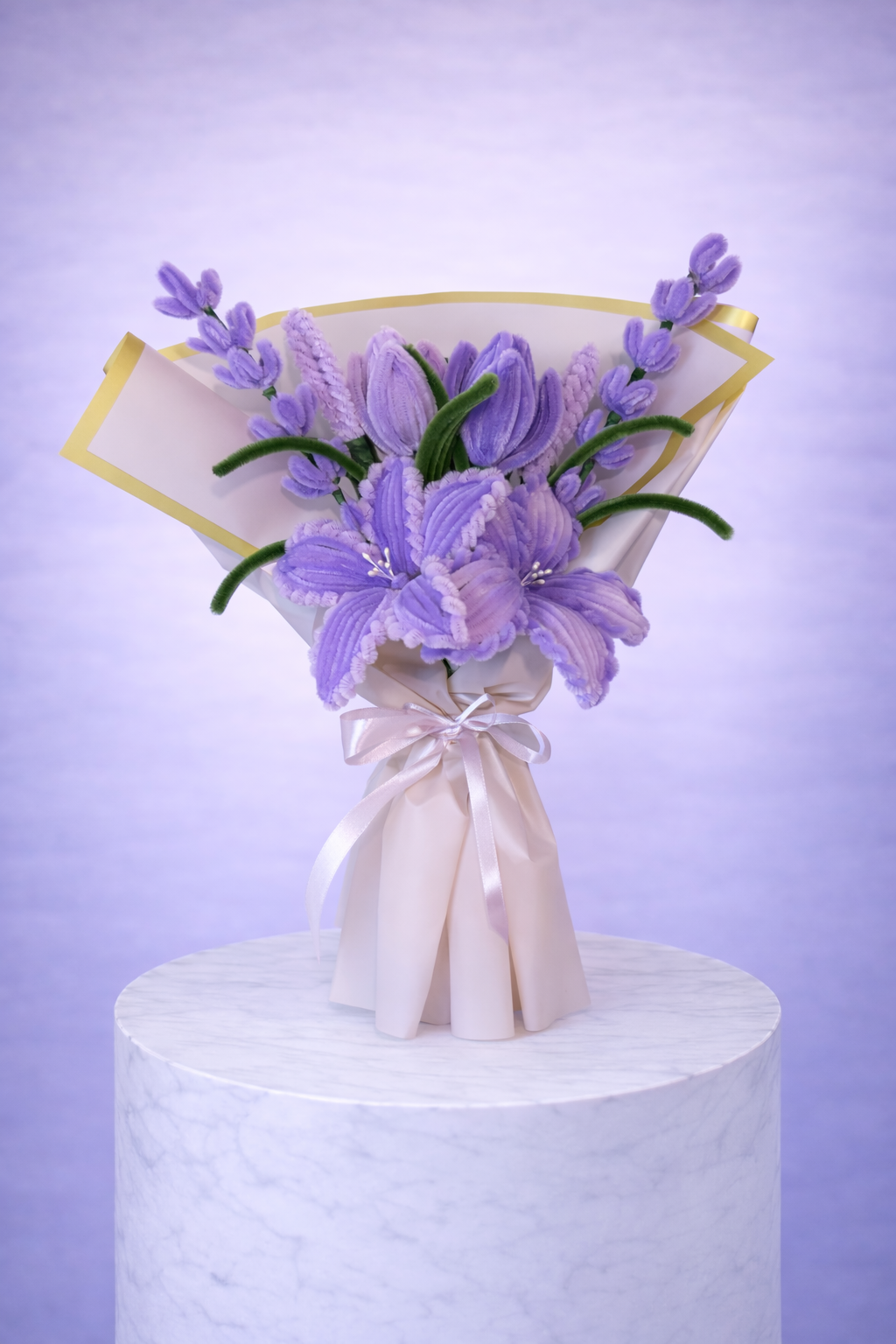 Bouquet éternel Violette Violet