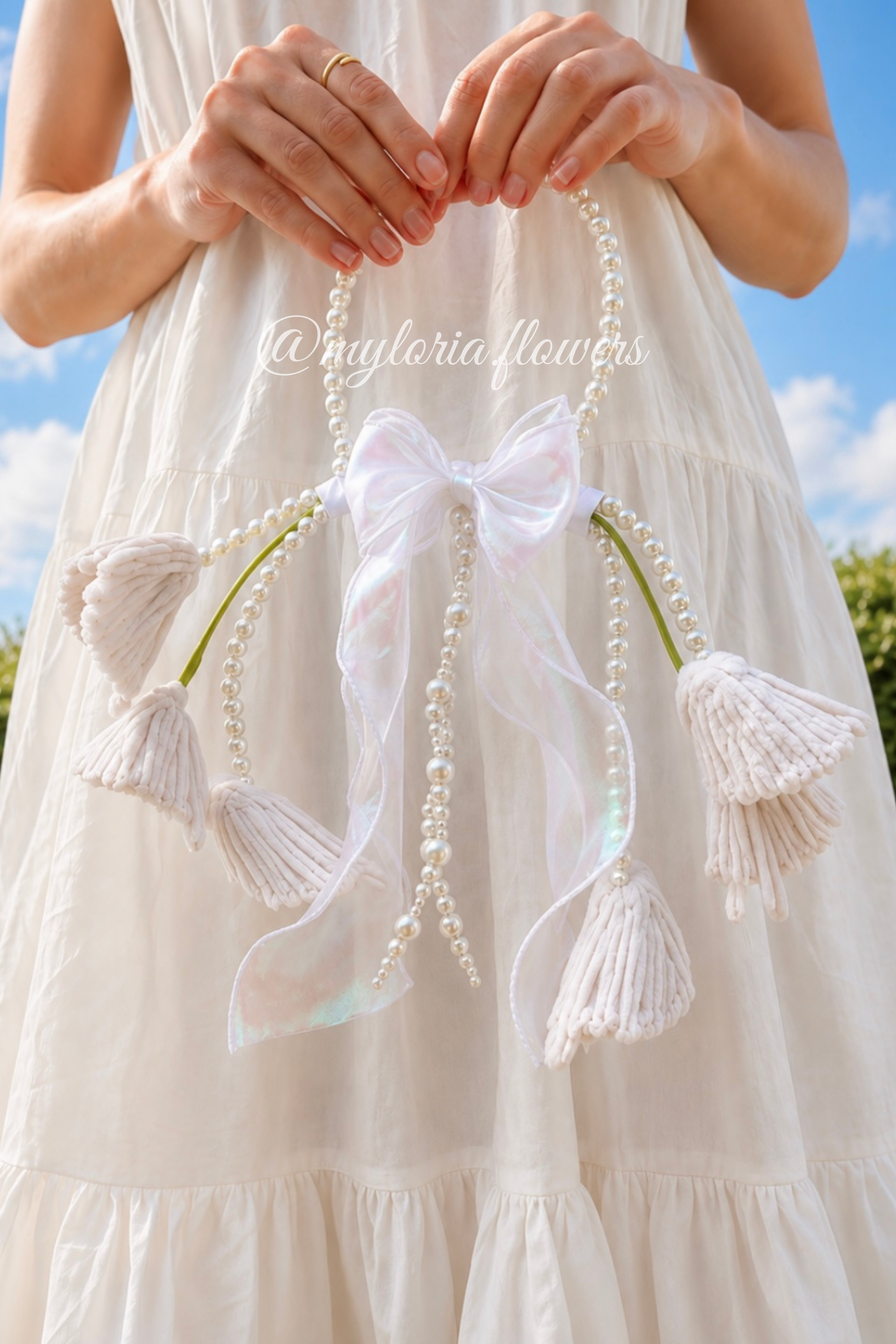 Bouquet de mariée « Perles & Lumière »