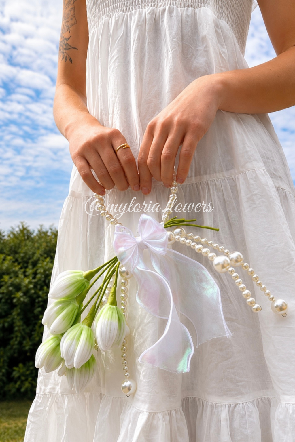 Bouquet de mariée « Cœur de Perles »