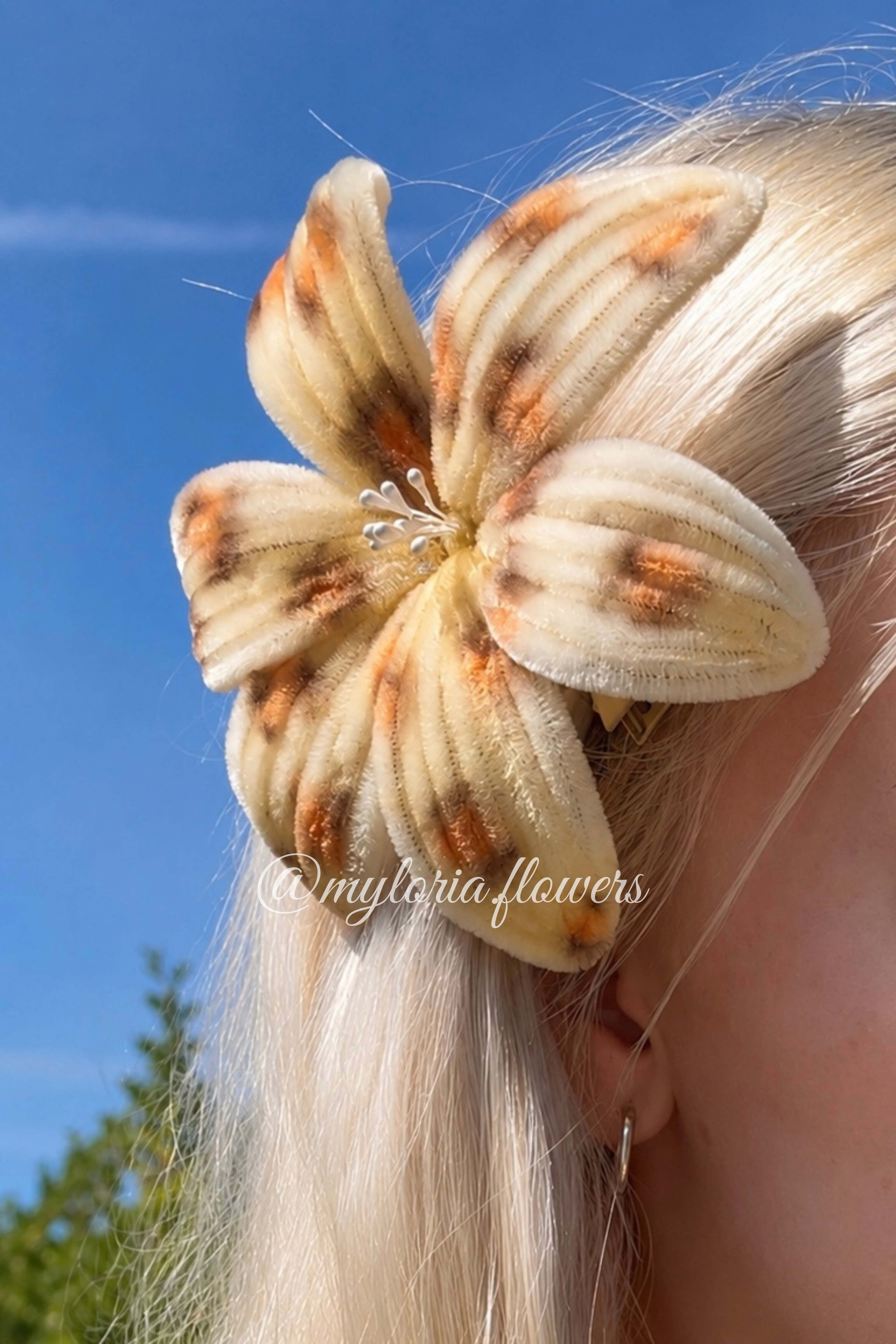 Barrette Lys Léopard