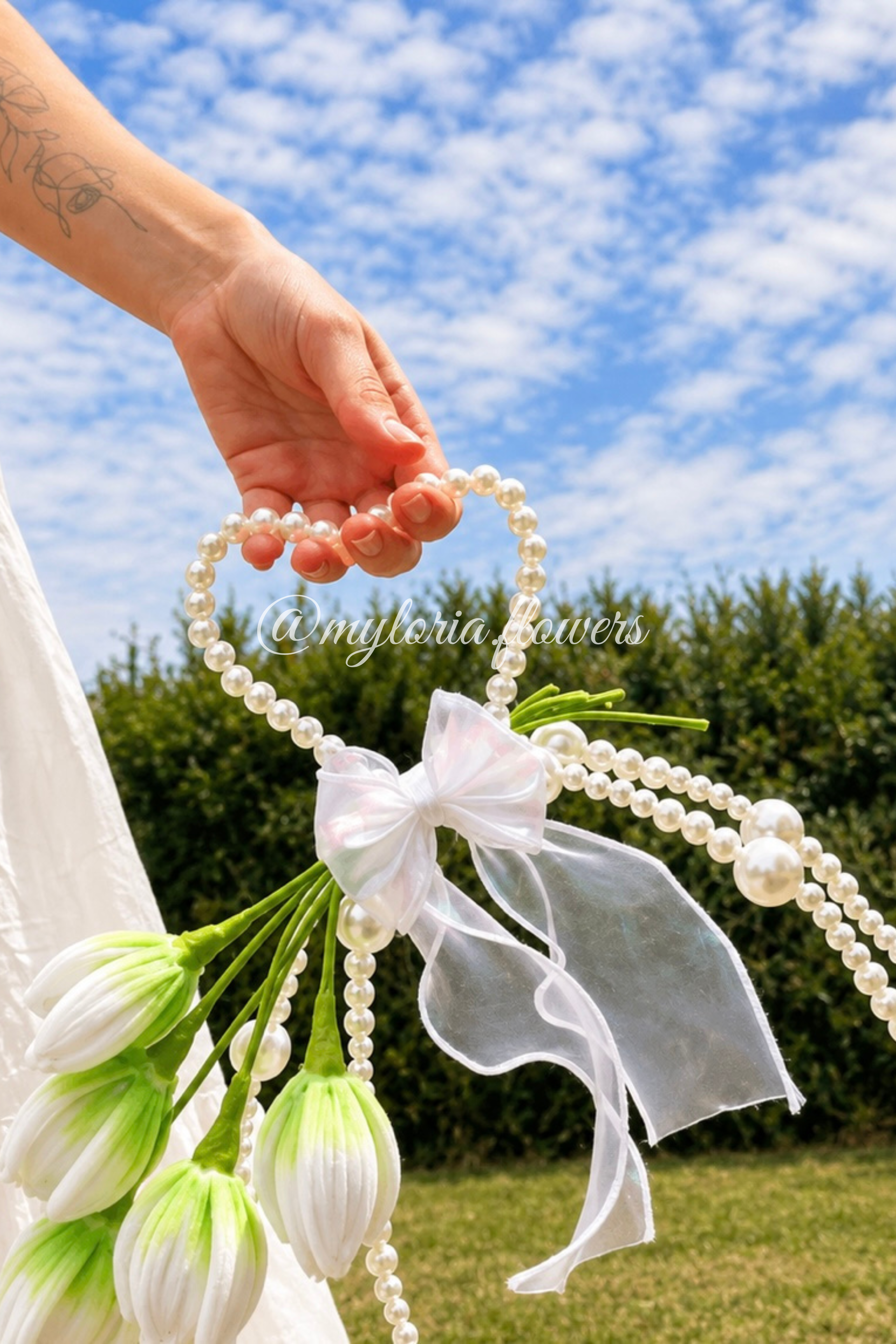 Bouquet de mariée « Cœur de Perles »