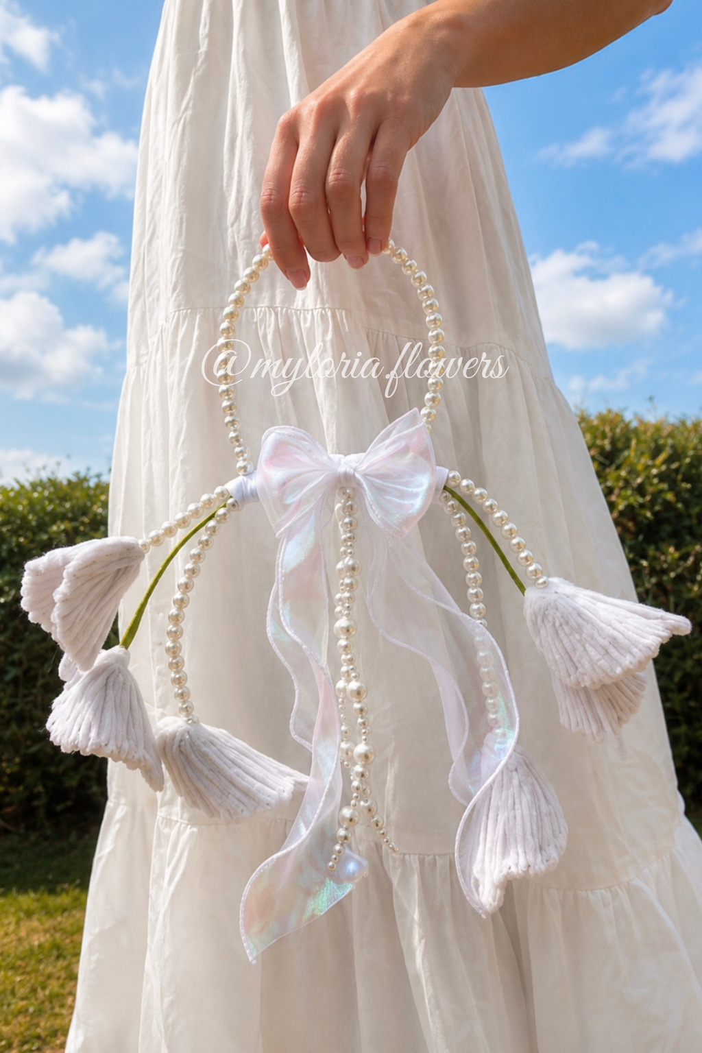 Bouquet de mariée « Perles & Lumière »