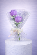 2 Roses Violettes éternelles